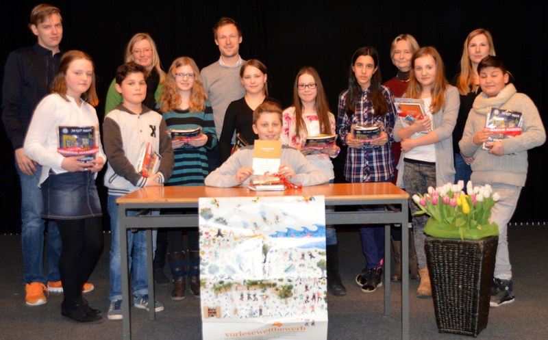 Kirsten Boie beim Bezirksentscheid des Vorlesewettbewerbs Kirsten Boie beim Bezirksentscheid des Vorlesewettbewerbs
