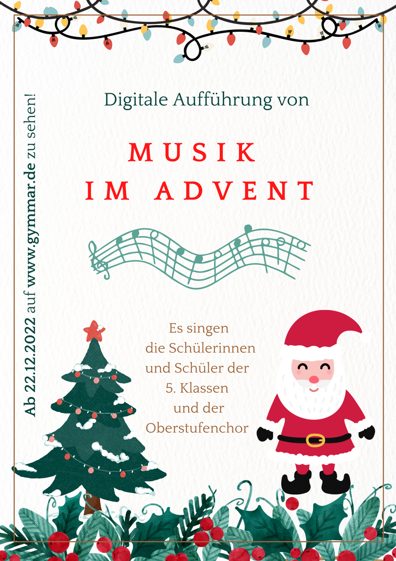 Musik im Advent - Frohe Weihnachten! Musik im Advent - Frohe Weihnachten!