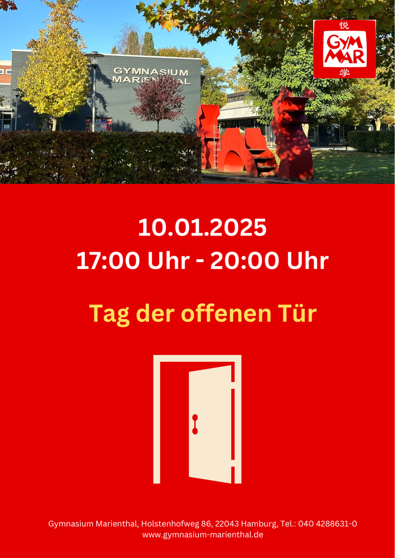 Tag der offenen Tür am 10.01.2025 Tag der offenen Tür am 10.01.2025