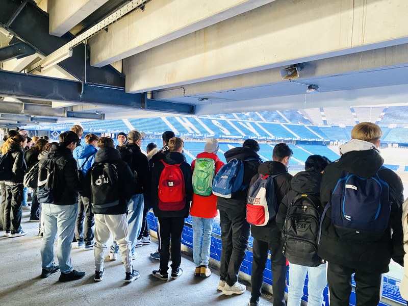 Workshop im HSV-Stadion zum Thema Inklusion