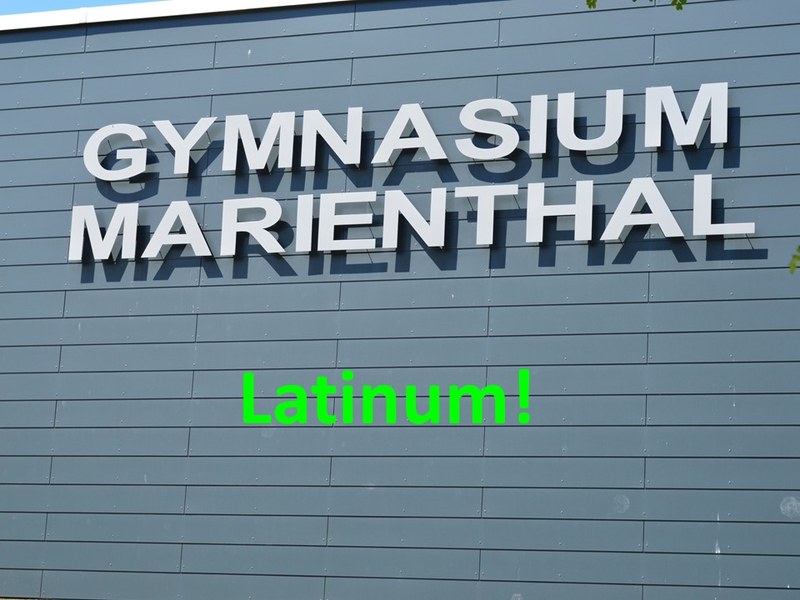 Latinum erreicht! Latinum erreicht!